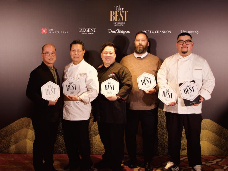 永利旗下五間餐廳及酒吧榮獲 2025 年香港及澳門 Tatler Best 殊榮