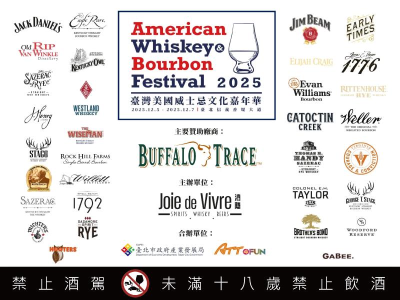 第二届台灣美國威士忌文化嘉年華登場 純美式戶外酒展拉開年終節慶序幕