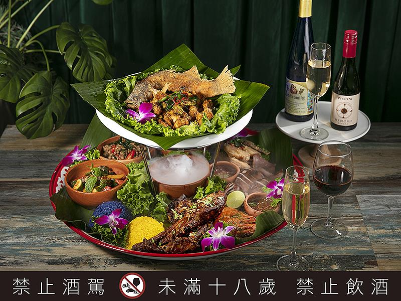 Thai J 泰式料理餐廳 「泰澎湃」泰式年菜雙層拼盤開賣  宮廷皇室盛宴雙層大拼盤 找出紅包送千元現金