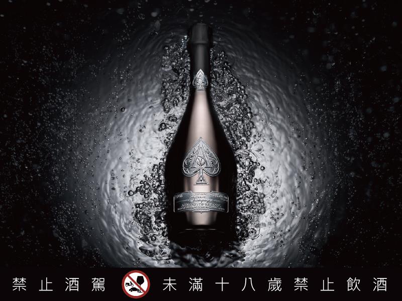 LVMH集團頂級黑桃香檳 全球限量黑中白香檳編號No.4 禮盒珍稀上市